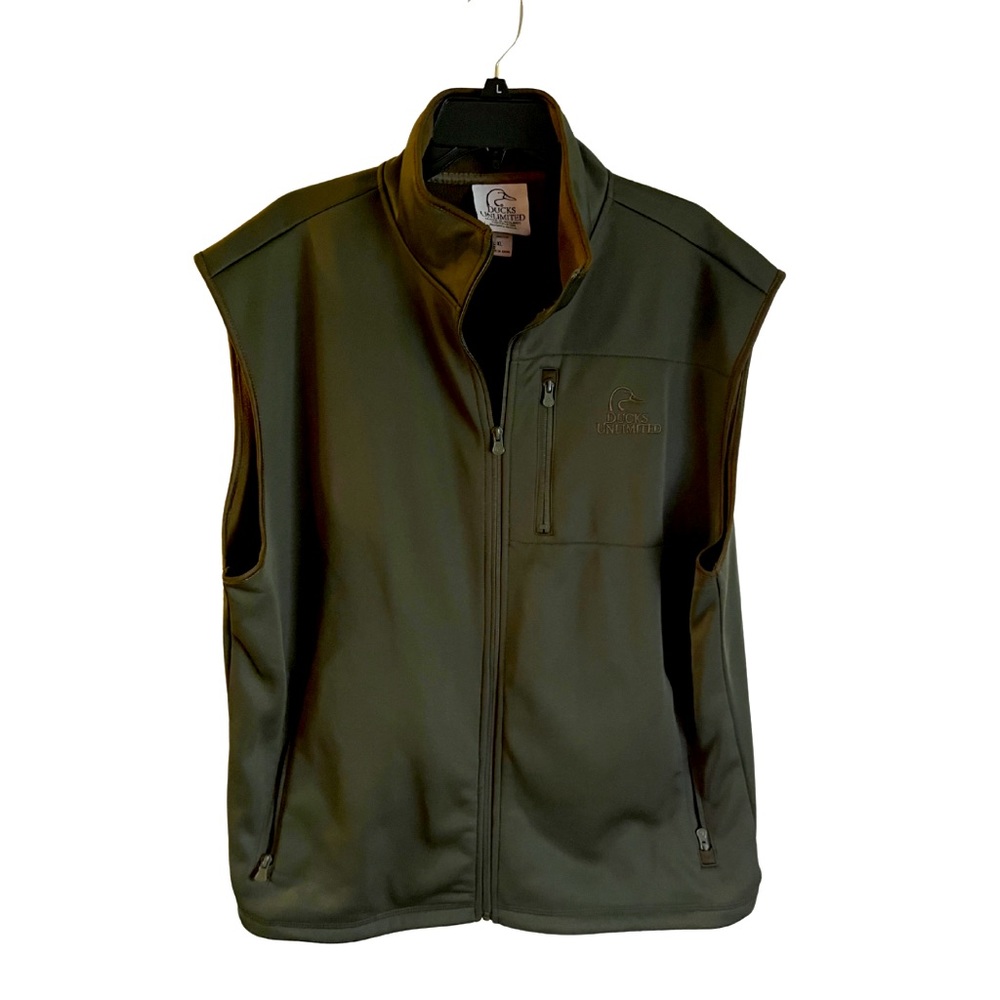 Ducks Unlimited Performance Vest Mens Green Size XL